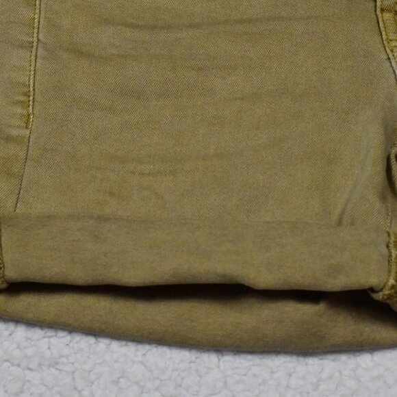 American Eagle Outfitters Super Stretch Twill Midi Shorts Tan Size 0 - Picture 9 of 14